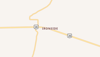 Ironside, Oregon map