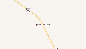 Jamieson, Oregon map
