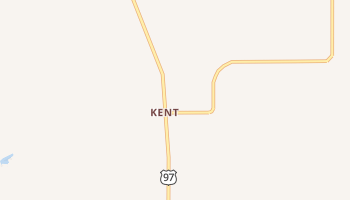 Kent, Oregon map
