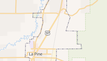 La Pine, Oregon map