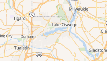 Lake Oswego, Oregon map