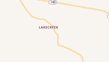 Lakecreek, Oregon map