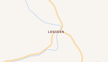 Logsden, Oregon map