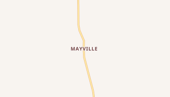 Mayville, Oregon map