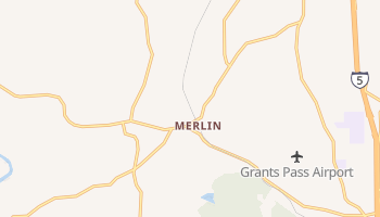 Merlin, Oregon map