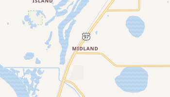 Midland, Oregon map