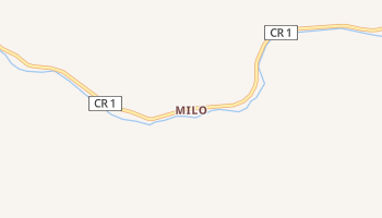 Milo, Oregon map