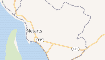Netarts, Oregon map