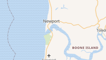 Newport, Oregon map