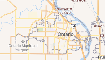 Ontario, Oregon map