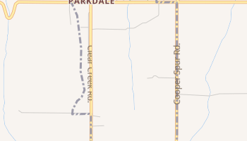 Parkdale, Oregon map
