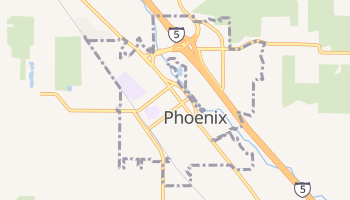 Phoenix, Oregon map