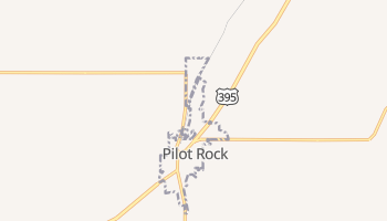 Pilot Rock, Oregon map