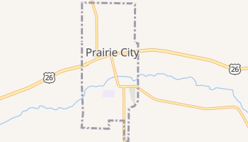 Prairie City, Oregon map