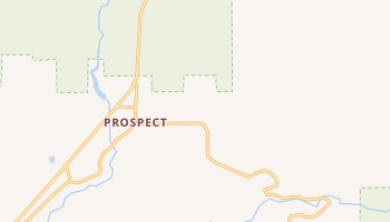 Prospect, Oregon map