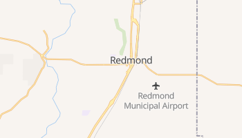 Redmond, Oregon map