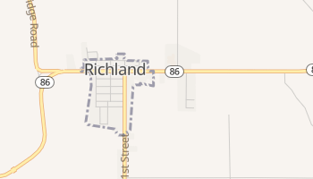 Richland, Oregon map
