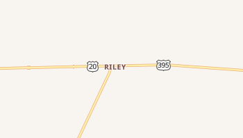 Riley, Oregon map