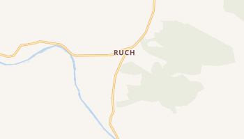 Ruch, Oregon map