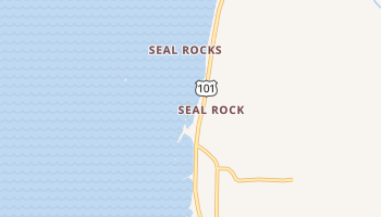 Seal Rock, Oregon map