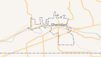 Sheridan, Oregon map