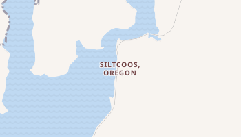 Siltcoos, Oregon map