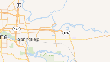 Springfield, Oregon map