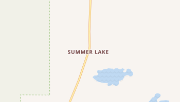 Summer Lake, Oregon map