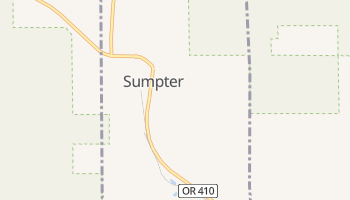 Sumpter, Oregon map