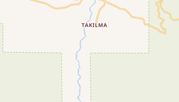 Takilma, Oregon map