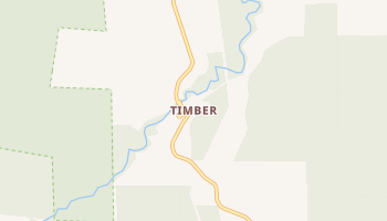 Timber, Oregon map