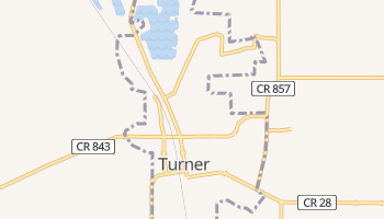 Turner, Oregon map