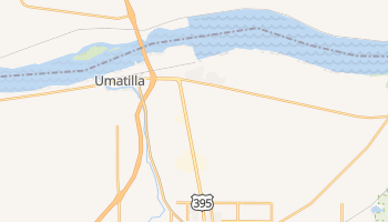 Umatilla, Oregon map
