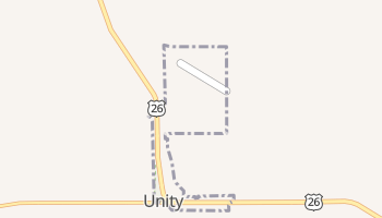 Unity, Oregon map