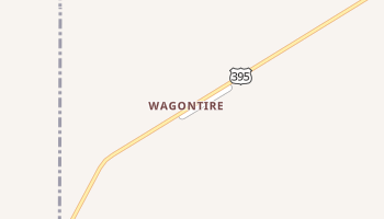 Wagontire, Oregon map