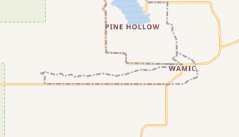 Wamic, Oregon map