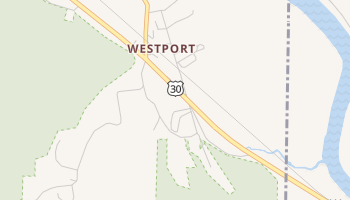 Westport, Oregon map