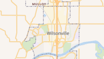 Wilsonville, Oregon map