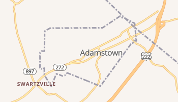 Adamstown, Pennsylvania map