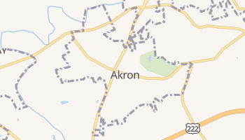 Akron, Pennsylvania map