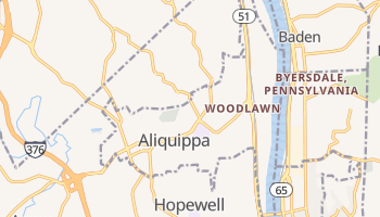Aliquippa, Pennsylvania map