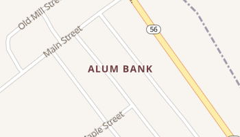 Alum Bank, Pennsylvania map
