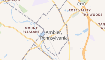 Ambler, Pennsylvania map