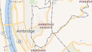 Ambridge Heights, Pennsylvania map