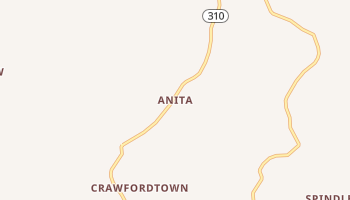 Anita, Pennsylvania map