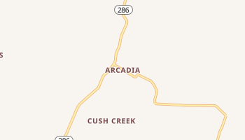 Arcadia, Pennsylvania map