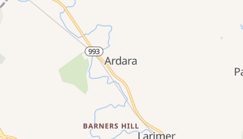 Ardara, Pennsylvania map