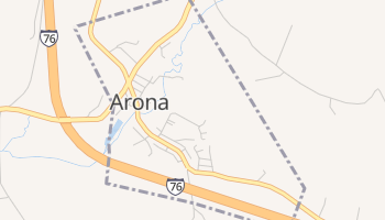 Arona, Pennsylvania map