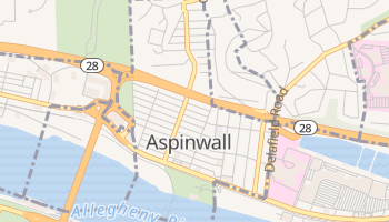 Aspinwall, Pennsylvania map