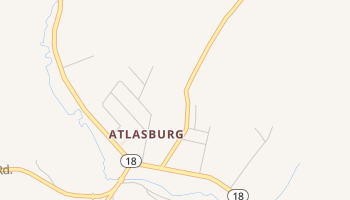 Atlasburg, Pennsylvania map